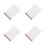 4Pcs Acrylic Table Sign Holders with Stable Wood Base for Menu Display 8