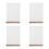 4Pcs Acrylic Table Sign Holders with Stable Wood Base for Menu Display 9