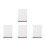 4Pcs Acrylic Table Sign Holders with Stable Wood Base for Menu Display 10