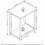 Table d'appoint minimaliste à structure métallique, 1 pièce, chêne français 3