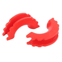 Kit isolatori per anello a D da 3/4 di pollice, nero e rosso
