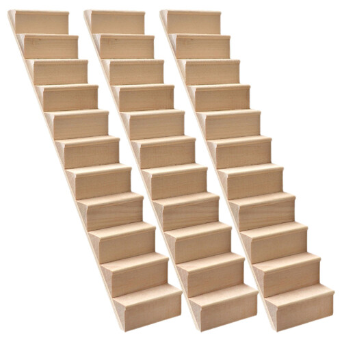 6St Ungeverfde Leuning Beige Poppenhuis 1