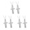 6Pcs Unisex Silver Titanium Cross Necklace Urn Pendant Ashes Keepsake 7