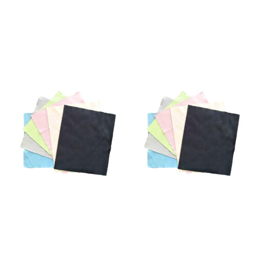 48Pcs Microfiber Cleaning Cloths Soft Eyeglasses Cloth Assorted Colors 2