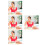 4Pcs Versatile Baroque Glass Essential Oil Diffuser Necklace Gift 4