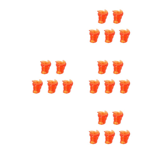 20Pcs Orange ABS Tornado Model Effect for Action Figures DIY Assembly 2
