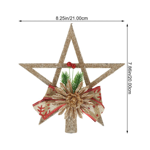 Five-Pointed Star Christmas Tree Topper 1