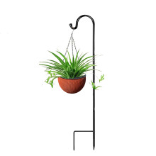 Iron Hook Crafts kültéri kerti világítóoszlop – rozsdaálló, állítható, 95 cm-es, levehető | Kompatibilis lámpásokkal,