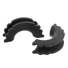 Kit d'isolateurs pour anneaux en D de 0,75 pouce noir