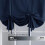 Blackout Tie-Up Curtain Panel 42"W x 63"L Navy 1