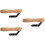3Pcs Steam Iron Handle Wood Grip Chocolate Color Replacement Accessory 9