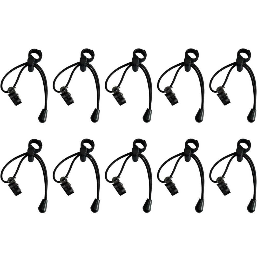Backdrop Background Muslin String Clips Multifunctional For Photo Video Photography Studio 12 Pcs, Black 9329345114298