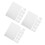 30Pcs Transparent Plastic Craft Sheets for Reusable Stencil Making Art 5