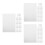 30Pcs Transparent Plastic Craft Sheets for Reusable Stencil Making Art 6