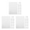 30Pcs Transparent Plastic Craft Sheets for Reusable Stencil Making Art 7