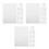 30Pcs Transparent Plastic Craft Sheets for Reusable Stencil Making Art 9
