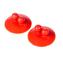 Set van 2 zuignaphaakjes voor keuken en badkamer