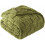 King Size Flannel Blanket, Microfiber Checkered, Olive Green 1