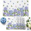 Sraith de 6 Bhordáin Bláthanna Hydrangea Cadáis Línéadaigh 1