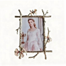 Rainbow Floral Photo Frame Silver Alloy 5x7