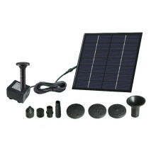 Solar Water Panel Power Fountain Pump Kit Pool Garden Watering Pond S1T4