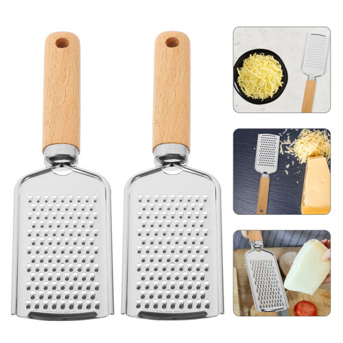 2-Piece Stainless Steel Multifunctional Cheese Grater