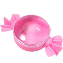 Pink Heart-Shaped Candy Jar 1 pc