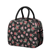 Boîte à lunch isotherme à motif floral pour femme – Étanche, idéale pour le travail, la plage, les voyages, les pique-niques et le camping