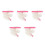 5Pcs Multi Color Plastic Nail Art Practice Sticks for Manicure 5