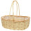 Rieten picknickmand beige 29x20x10cm 1