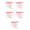 5Pcs Multi Color Plastic Nail Art Practice Sticks for Manicure 9