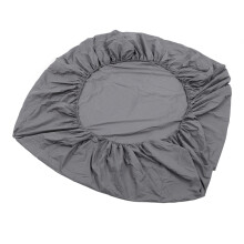 Sábana bajera ajustable 78.7x86.6in Gris oscuro resistente a las arrugas