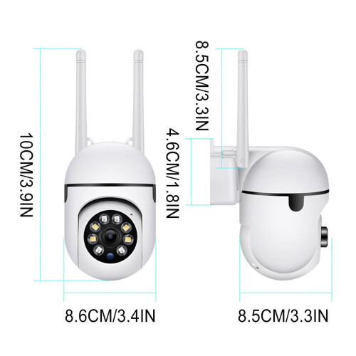 Ring Camera Outdoor Wireless Security Camera – HD Night Vision, Remote Viewing via Phone, Compatible with Ring 2