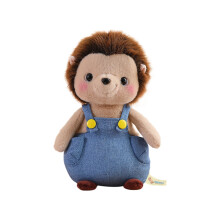 Erizo de peluche Gallickan para niñas, muñeco de erizo con ropa, juguetes de animales para niños y niñas, regalos de Navidad y cumpleaños, azul