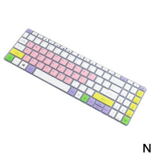 Kleurrijke siliconen toetsenbordhoes voor Acer Aspire3A315 & Aspire5A515 15,6", compatibel met, stofwerend en wasbaar.