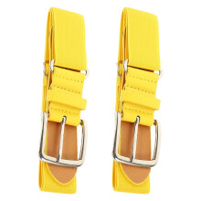 OUNONA Elastic Baseball Belt Yellow, Unisex Adjustable