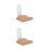 2Pcs Solid Wood Headphone Bracket Hook Stylish Wall Mount Storage 4