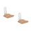 2Pcs Solid Wood Headphone Bracket Hook Stylish Wall Mount Storage 5