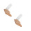 2Pcs Solid Wood Headphone Bracket Hook Stylish Wall Mount Storage 8
