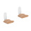 2Pcs Solid Wood Headphone Bracket Hook Stylish Wall Mount Storage 9