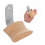 2Pcs Solid Wood Headphone Bracket Hook Stylish Wall Mount Storage 11