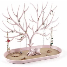 Deer-Shaped Jewelry Stand with Drawer