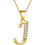 925 Sterling Silver Initial Pendant Necklace 18 inch 1