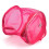 Rose Red Nylon Yarn Storage Bag 14 x 3 cm 1