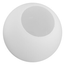 Milky White Frosted Glass Globe Lampshade 15 cm