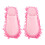 Pink Chenille Mop Slippers, Washable & Detachable 1