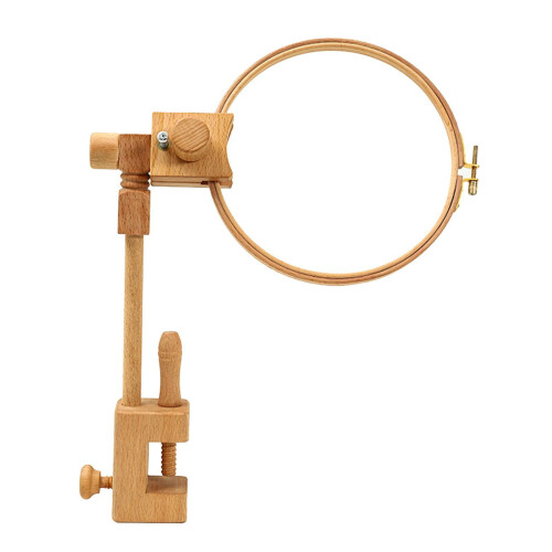 Justerbart broderiramsstativ, bok, 360 rotation 1