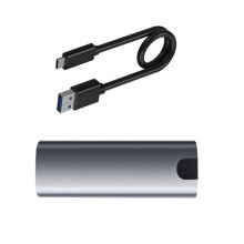 M.2 Solid-disk NVME til USB 3.1 Aluminiumslegeringskabinett for 2230/2242/2260/2280