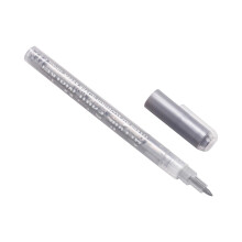 Acrylic Silver Ink Nail Art Marker Pen, 5ml Watercolor Graffiti Pen with Soft Tip for Dots, Hooks, DIY Nails & Crafts