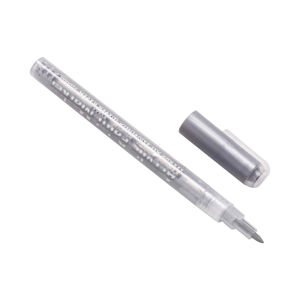 Acrylic Silver Nail Art Marker Pen 5ml